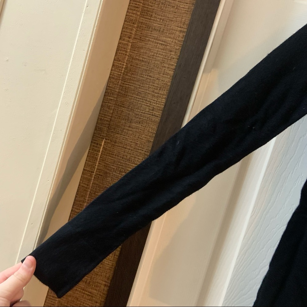 BCBGMaxazria Black BCBG Rhinestone Lightweight Sweater M - Picture 7 of 9